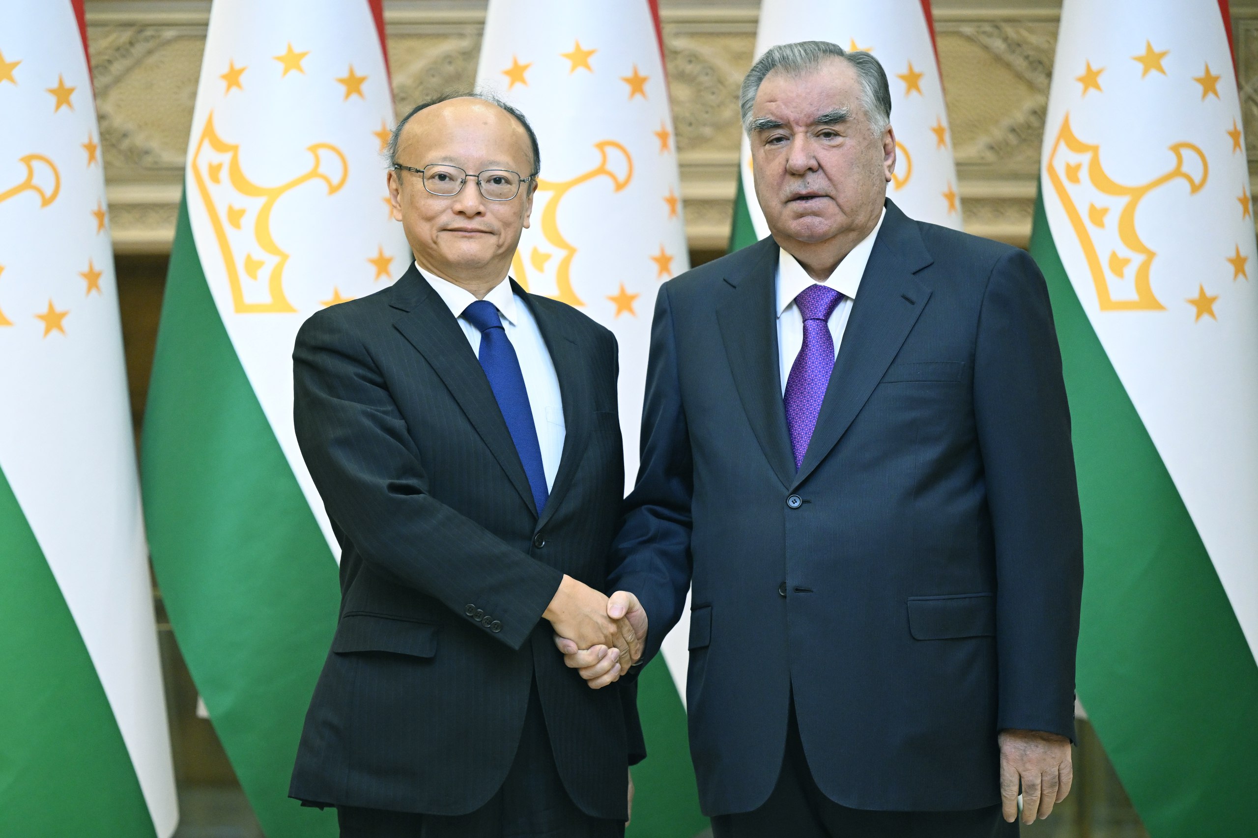 Emomali Rahmon received Asian Development Bank President Masato Kanda