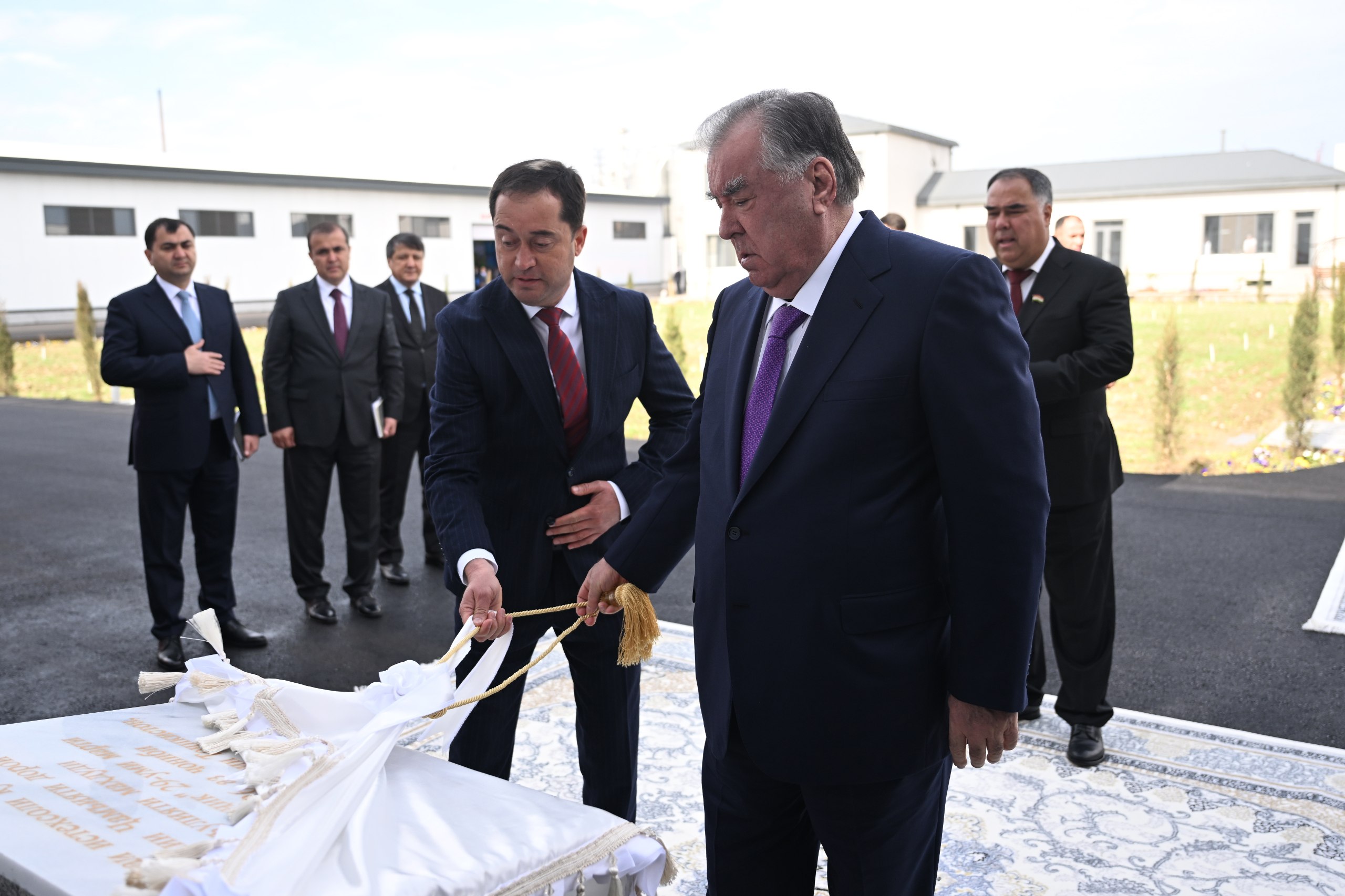 Emomali Rahmon commissioned a number of socio-economic facilities in the Sughd region.