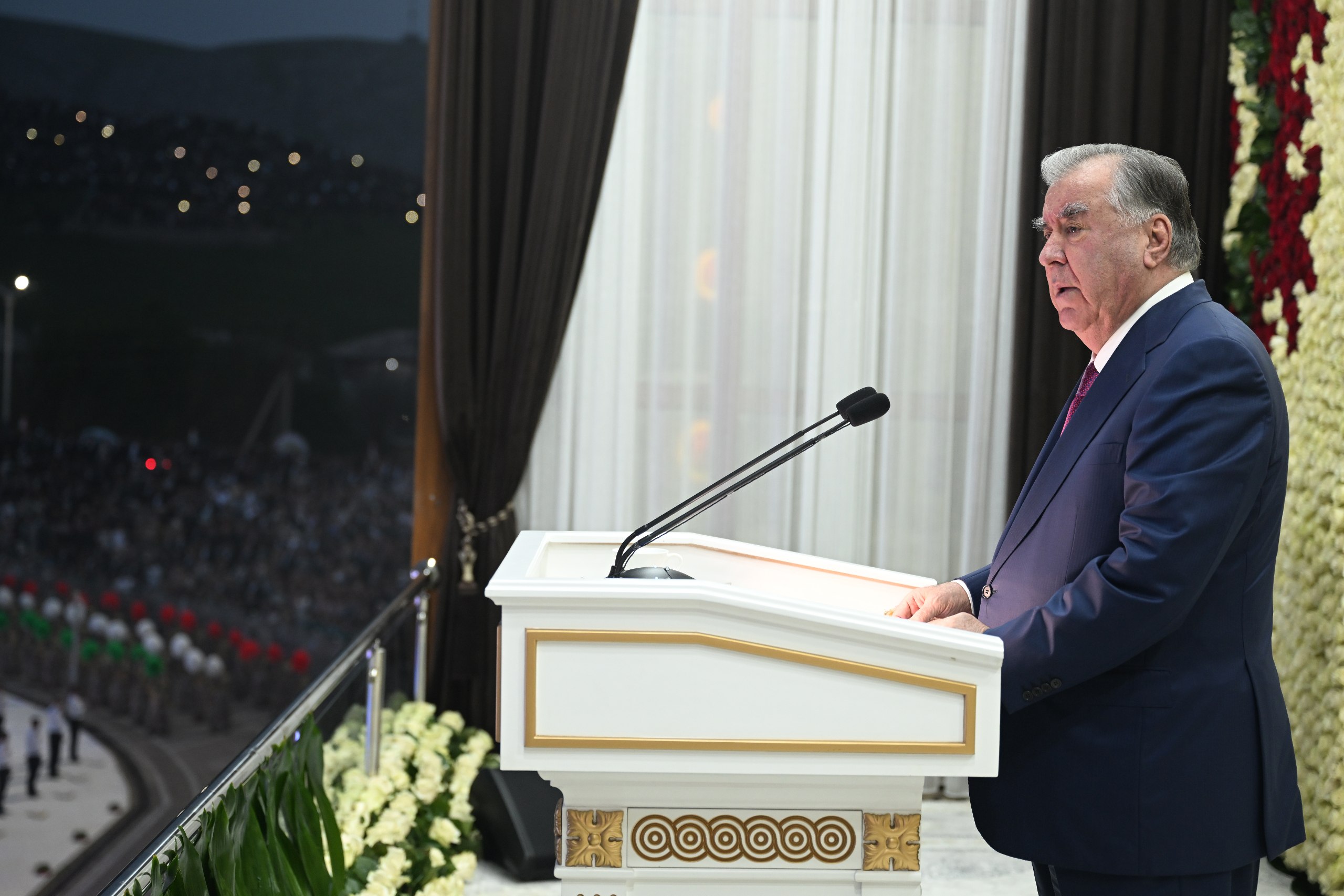 Emomali Rahmon took part in the Navruz celebrations in the Matcha district.