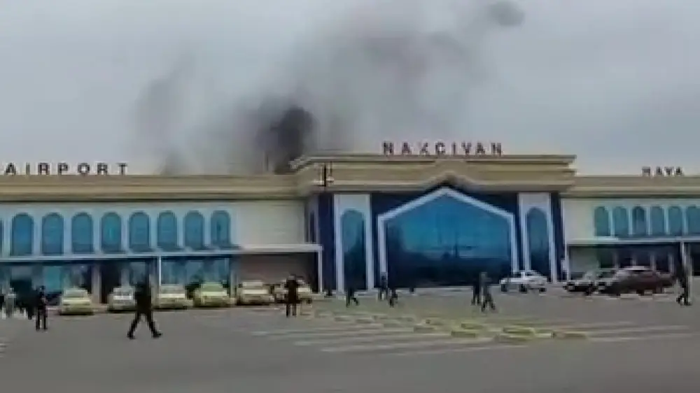 Iranian drones attacked Nakhchivan, damaging the airport and injuring two people.