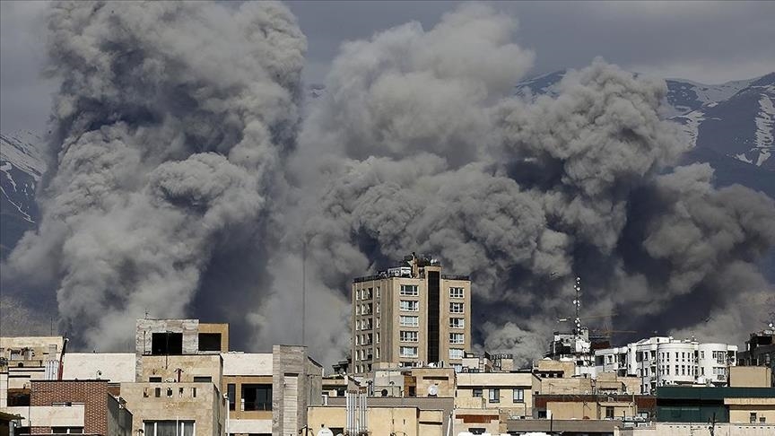 A series of explosions rocked Tehran on the seventh day of the war.