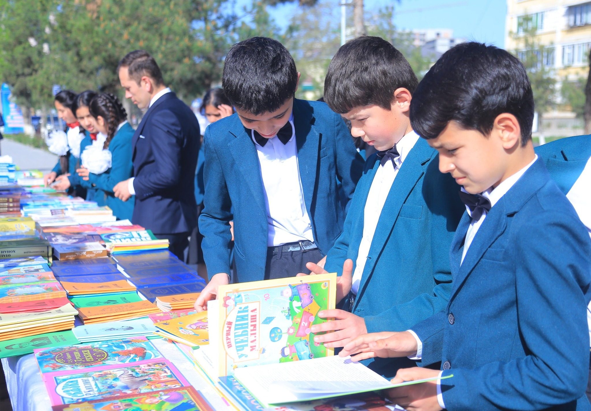 The Children's Book Week festival is taking place in Tajikistan.