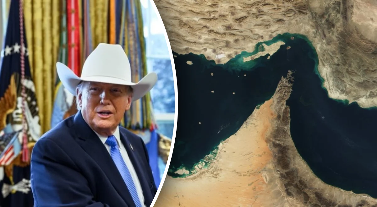Trump announced the opening of the Strait of Hormuz.