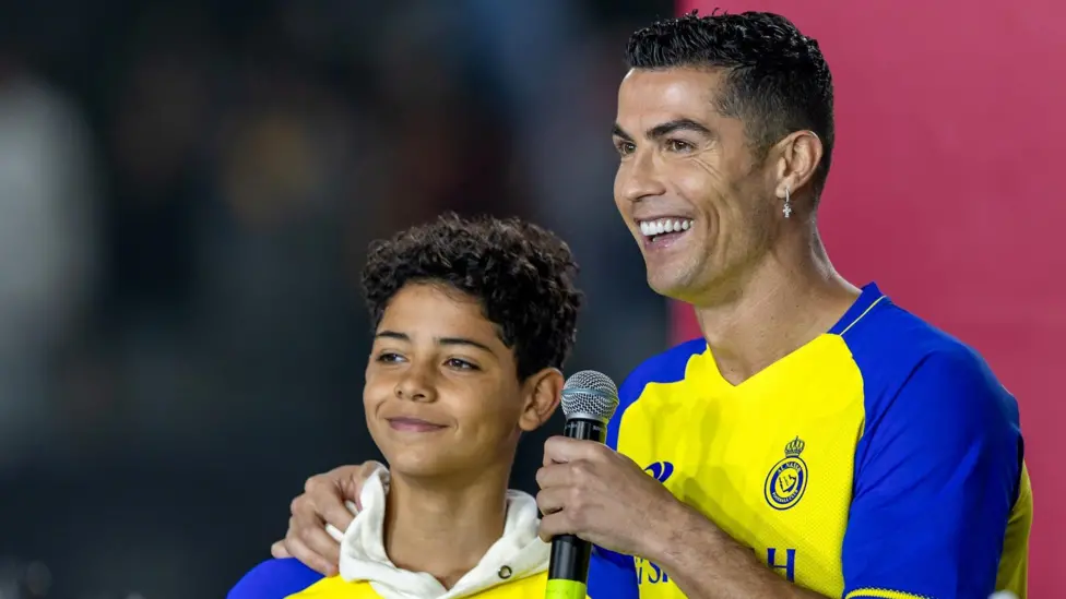 Ronaldo may play with his son in the same match