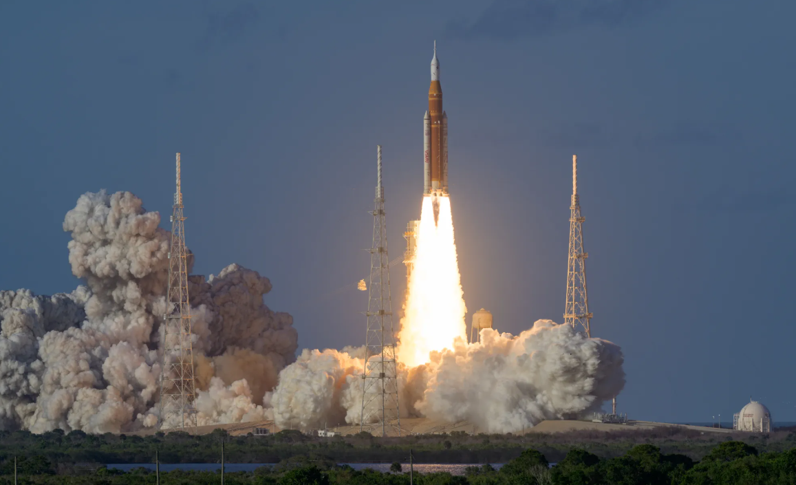 The Artemis II mission, carrying a crew, has set off for the Moon for the first time in 50 years.