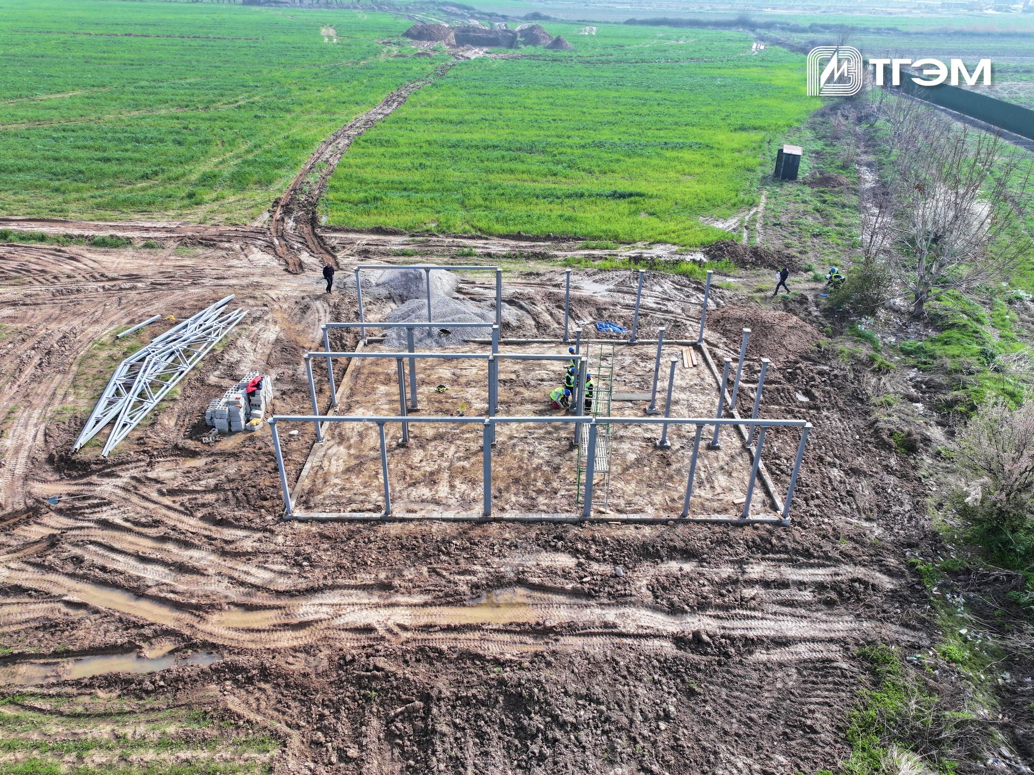 Construction of the Garbi substation has begun in the western part of Dushanbe.
