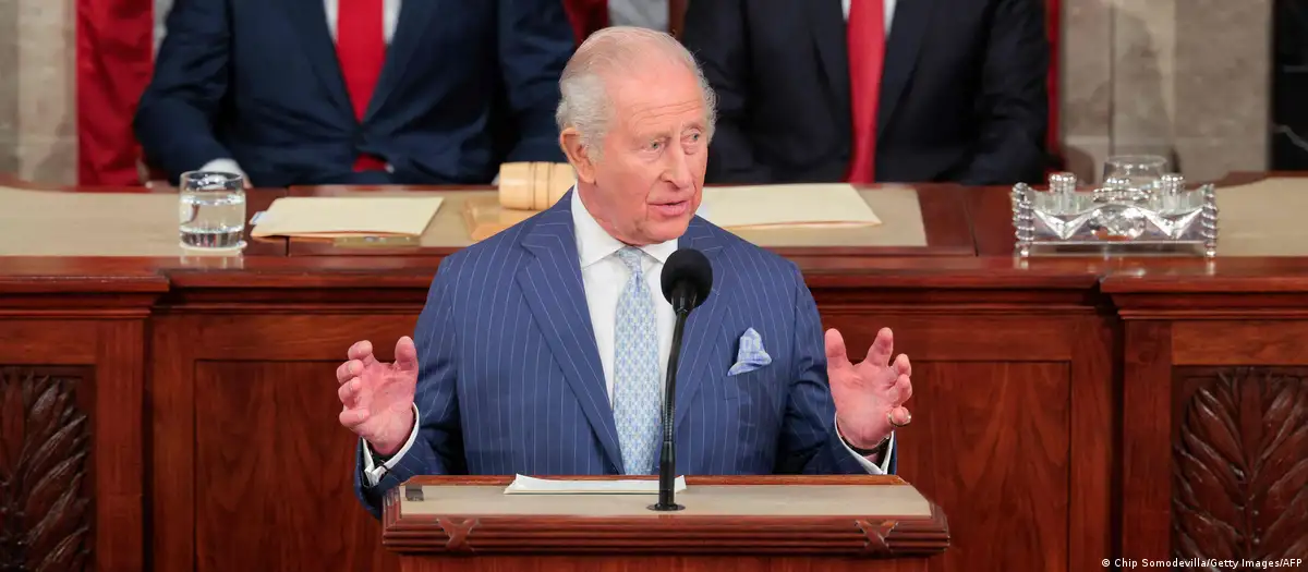Charles III called on the United States to support Ukraine in Congress.