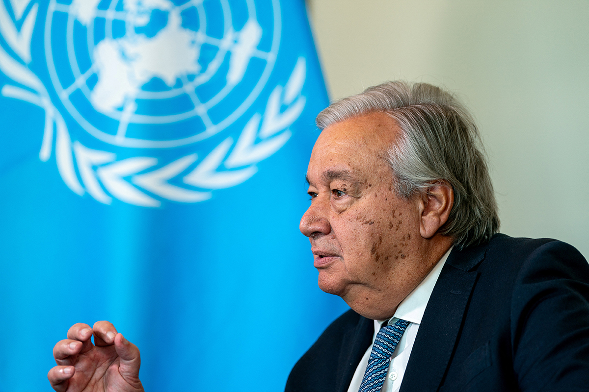 The UN Secretary-General welcomed the ceasefire between the US and Iran.