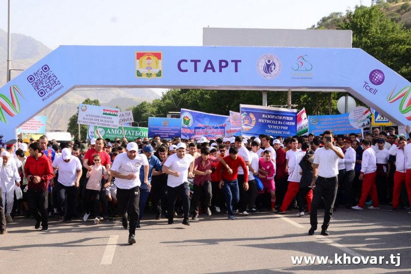 Tajikistan will host the National Run and Cycling Marathon on May 17.