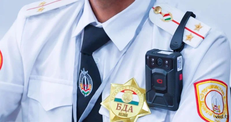 Dushanbe traffic police received 60 body cameras.