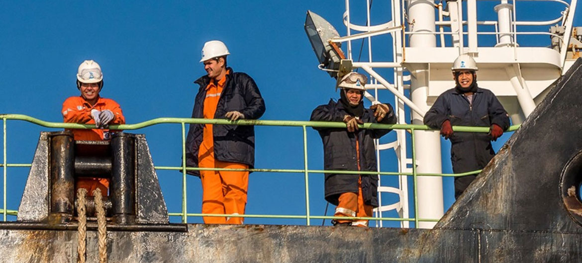 Around 20,000 sailors are trapped in the Strait of Hormuz.