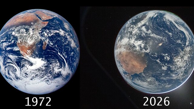 Internet users are alarmed by the first photo of Earth since 1972.