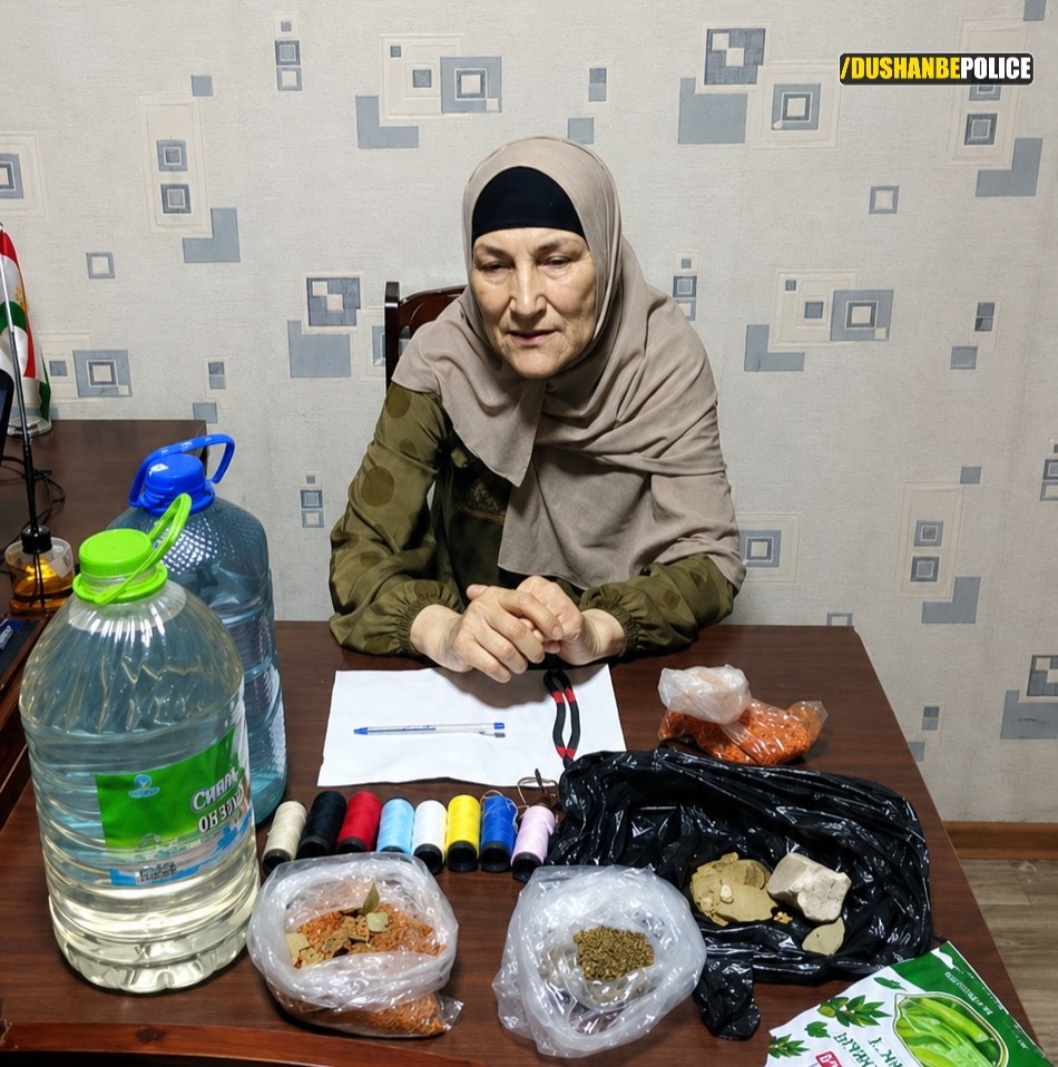 A woman in Dushanbe was fined for fortune telling and witchcraft.
