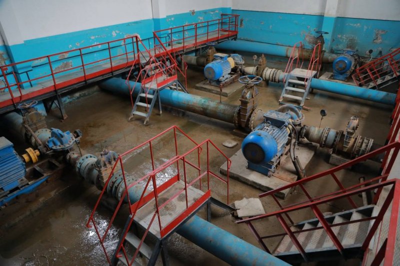 Buston authorities are strengthening the water supply system and repairing networks.