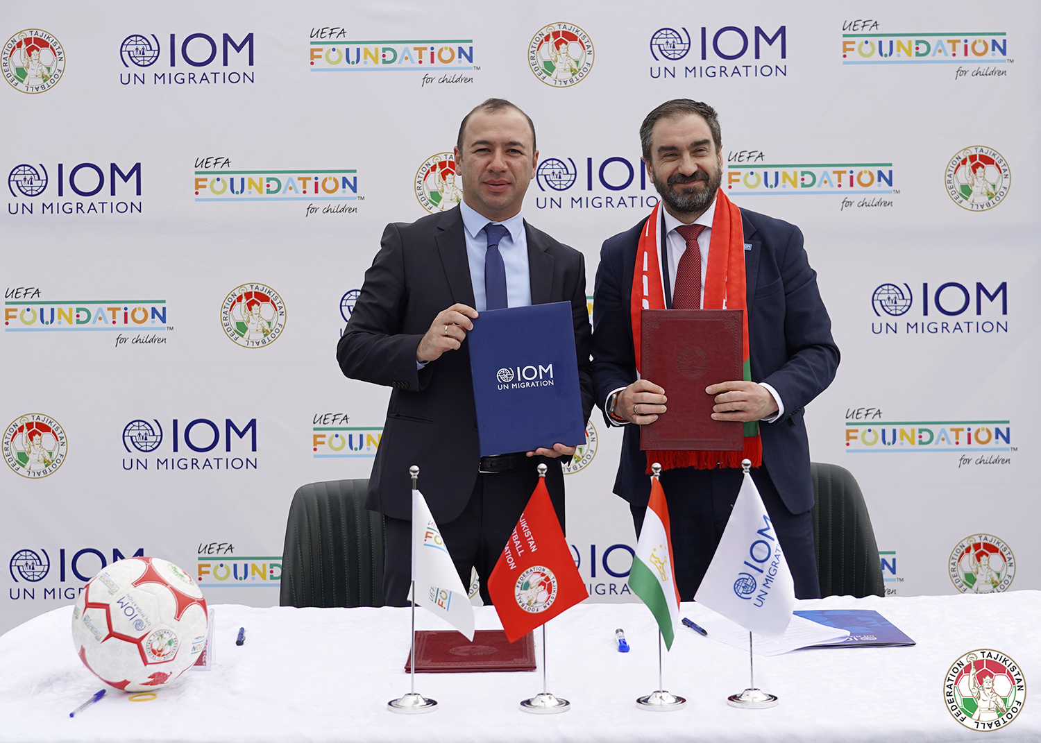 A football project for children in border regions is being launched in Tajikistan.