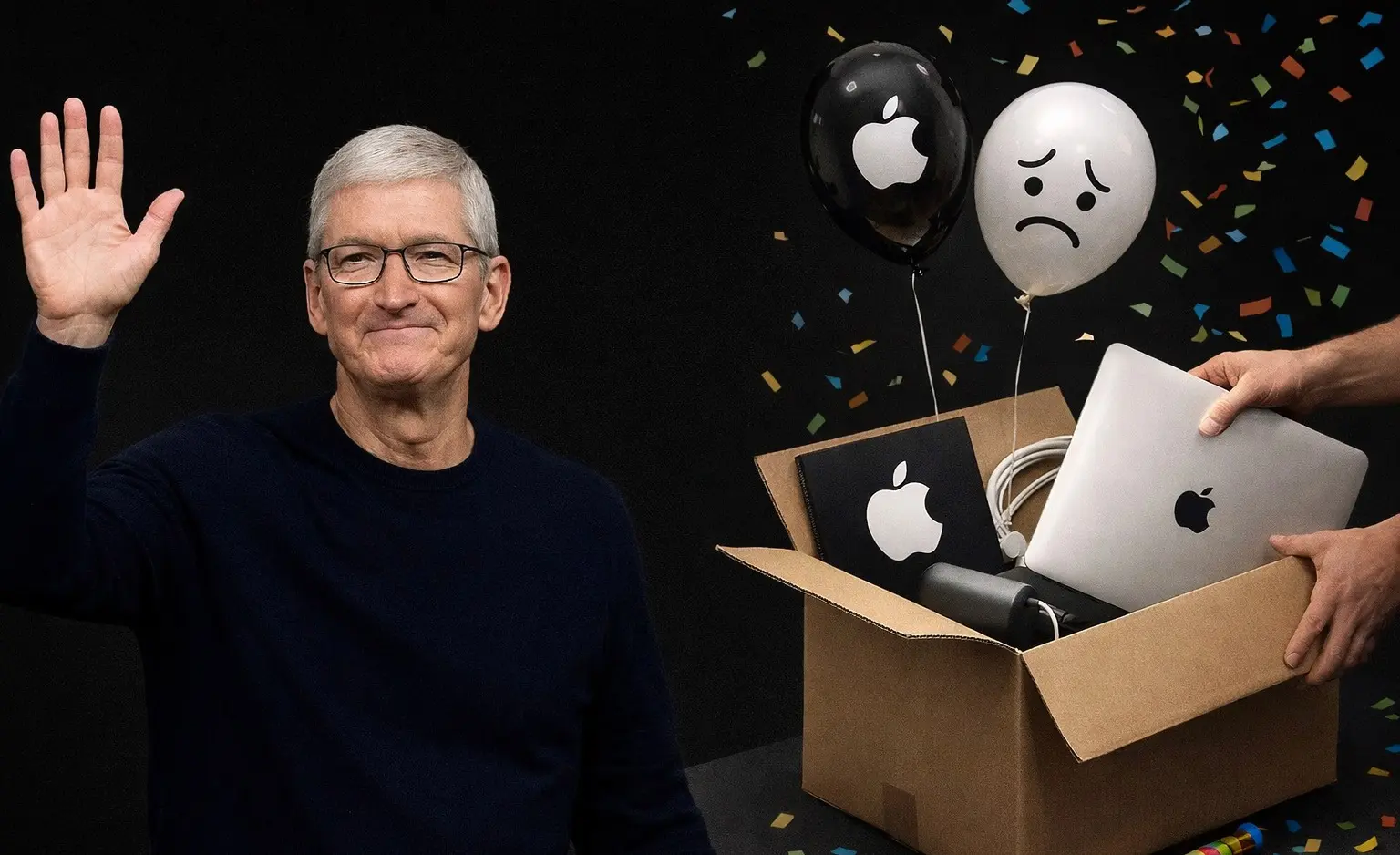 Tim Cook is leaving his post as Apple CEO.