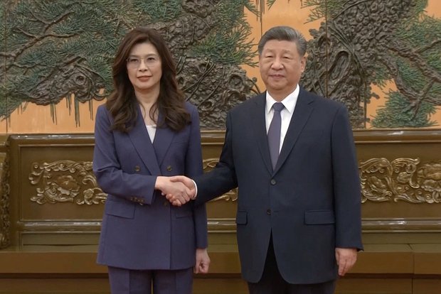 Xi Jinping met with the head of Taiwan's opposition in Beijing.