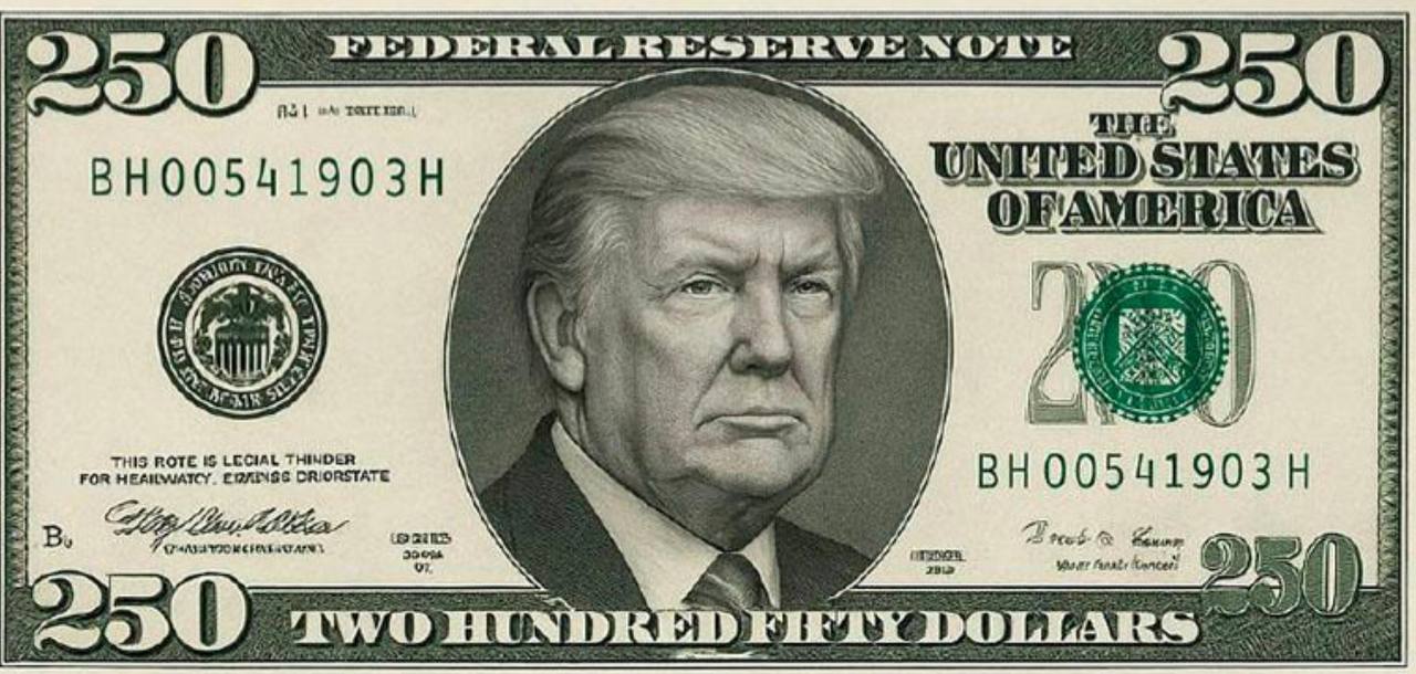 The US Treasury Department is awaiting Congress's decision on a commemorative banknote featuring Trump.