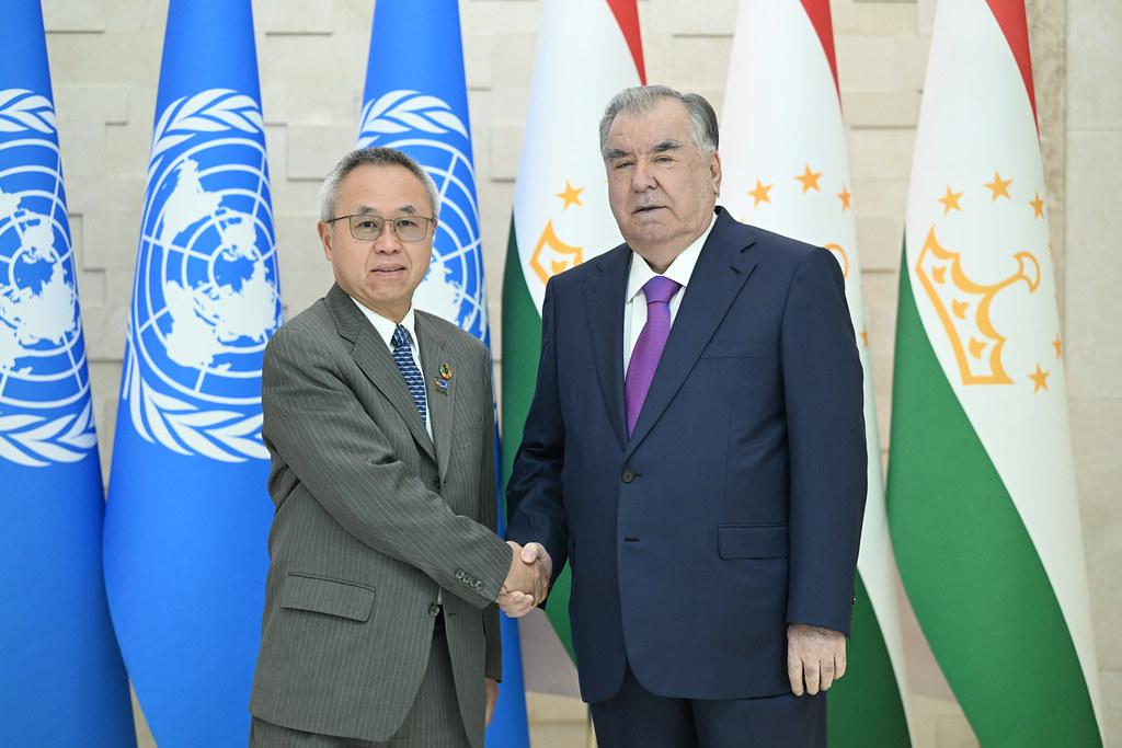 Emomali Rahmon met with UN Deputy Secretary-General Li Junhua