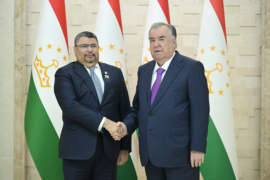 The head of state met with Bahrain's Minister of Energy and Water Resources, Yasser Ibrahim bin Humaydon