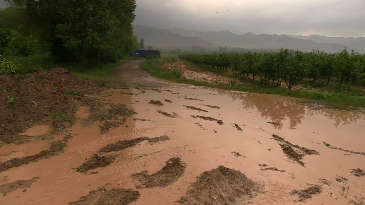 The aftermath of a mudflow in Penjikent is being addressed following heavy rains.