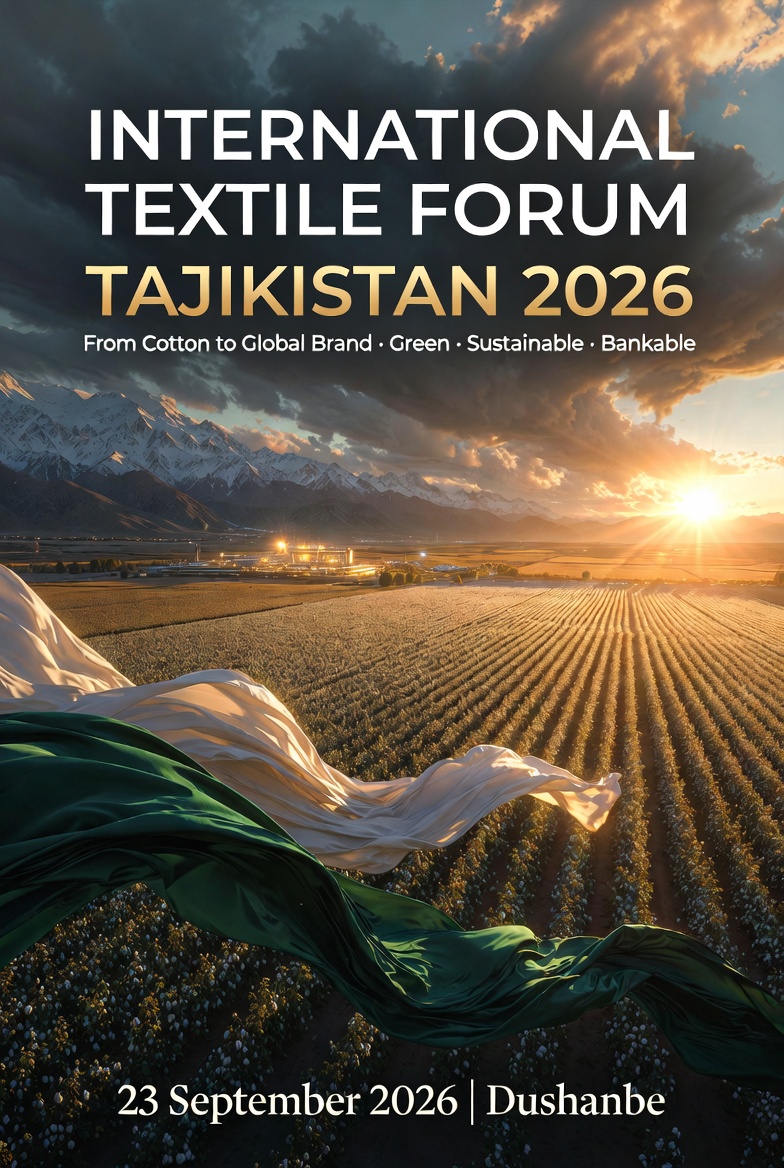 The International Textile Forum will be held in Tajikistan on September 23.