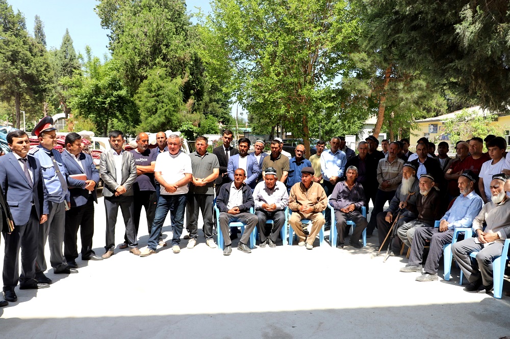 In Gissar, 72 affected families received assistance after the disaster.