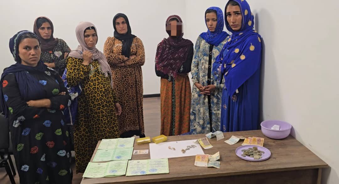 Seven residents of the Vose district have been detained on suspicion of a series of thefts in Levakant.