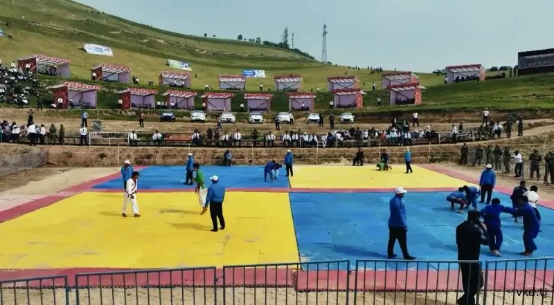 The Gushtingiri competition in Khovaling was postponed due to bad weather.