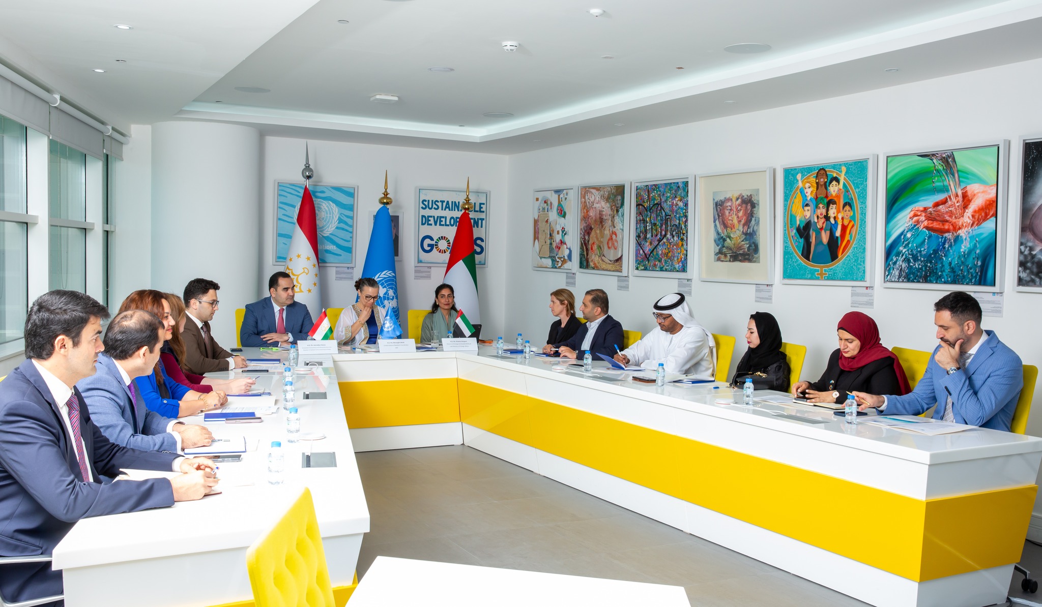 The UAE discussed preparations for the Fourth Dushanbe Water Conference.