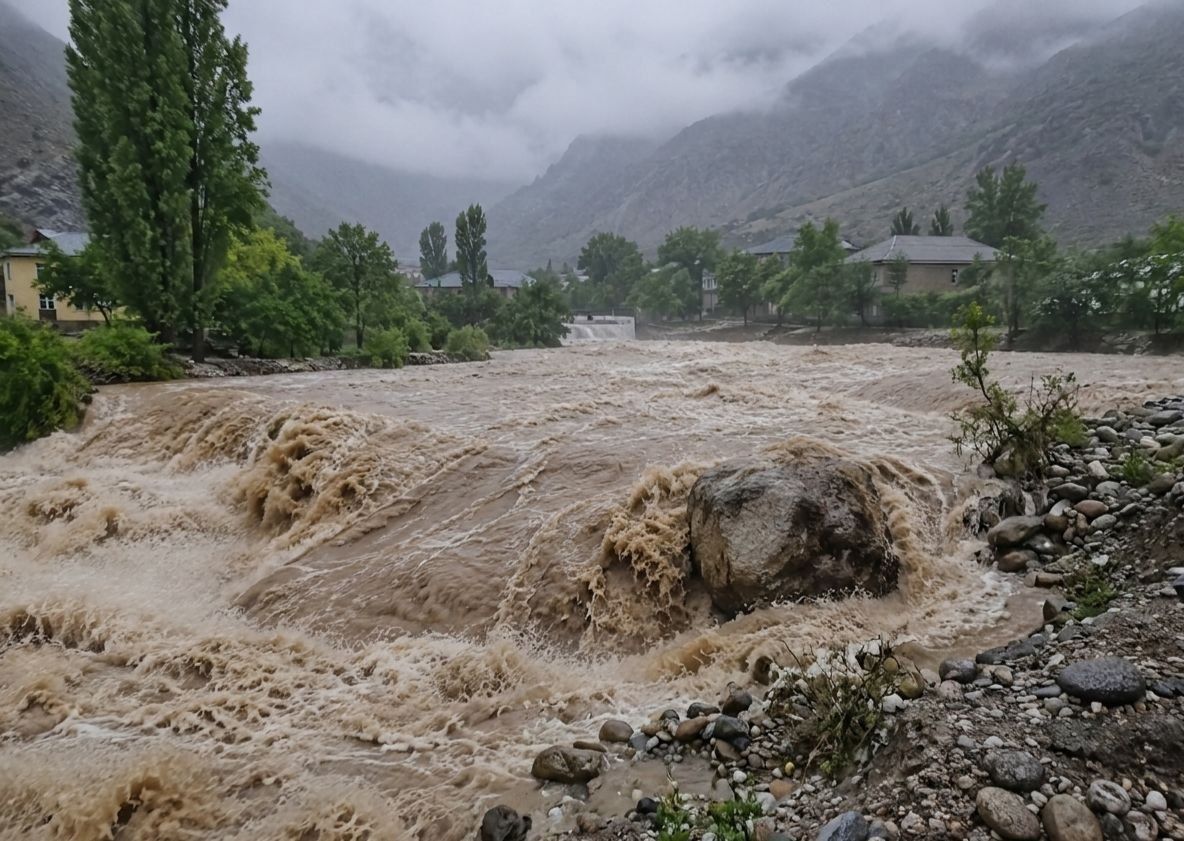 Mudflows and rising river levels are expected again in Tajikistan.