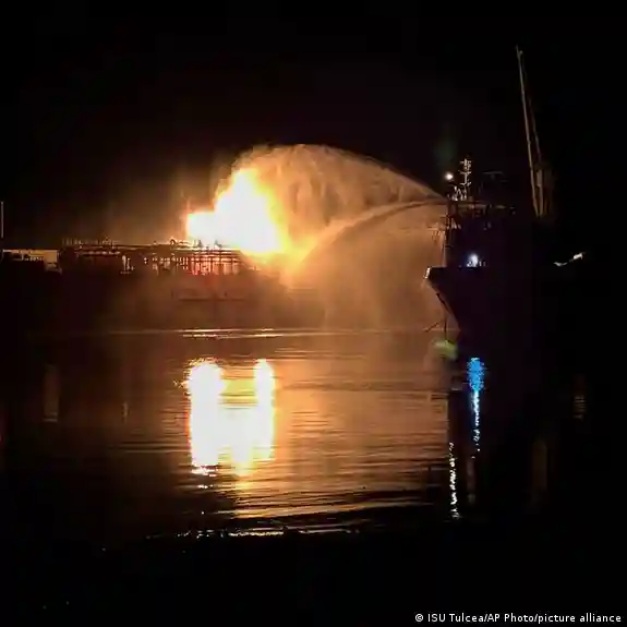 Ukraine reported a Russian drone strike on the ANT bulk carrier in the Black Sea.