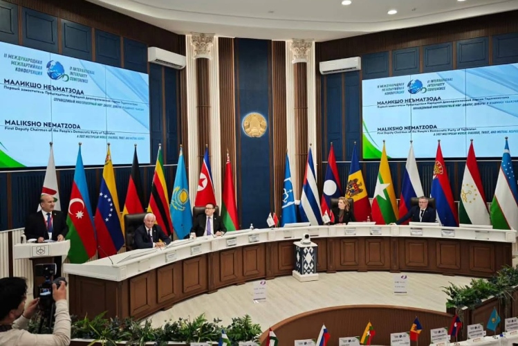 Maliksho Nematzoda presented Tajikistan's peace initiative at a conference in Brest