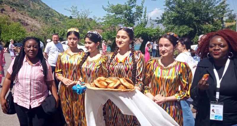 Participants of the Fourth International Water Conference visited the Nurek Hydroelectric Power Station
