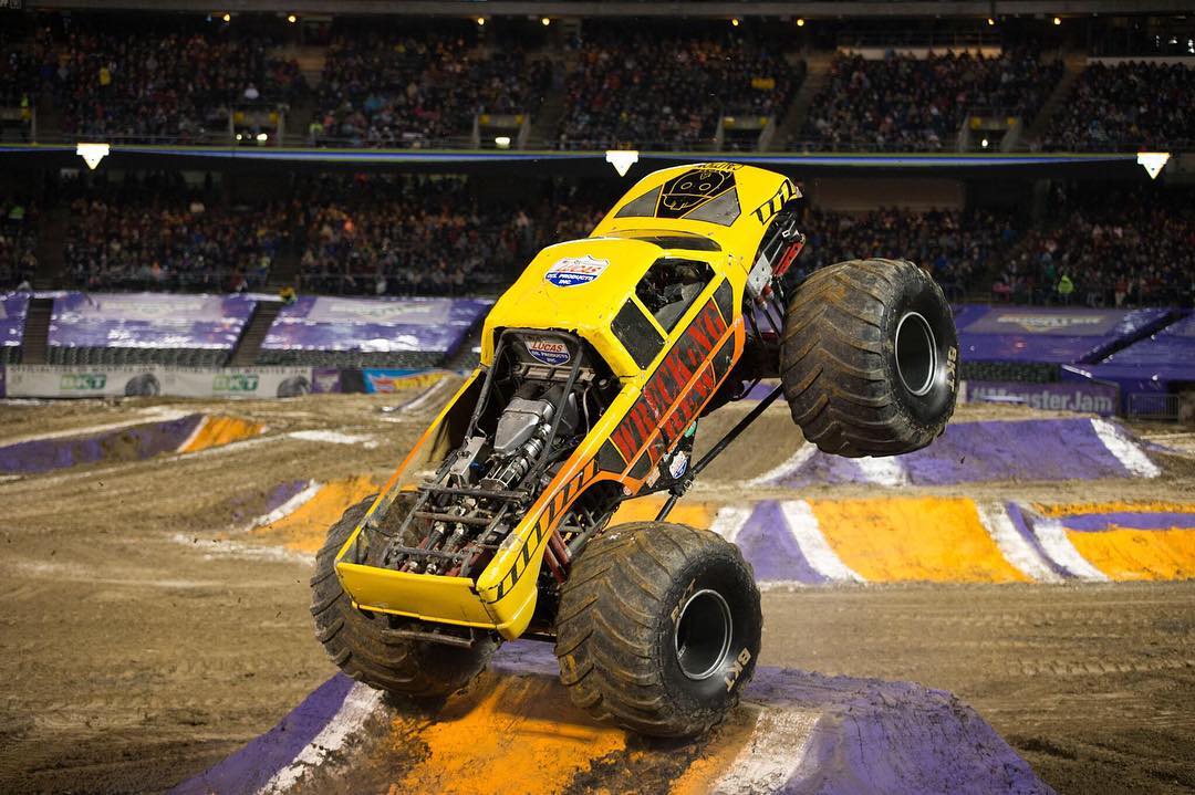 A monster truck crashed through a barrier and into a crowd in southwest Columbia.