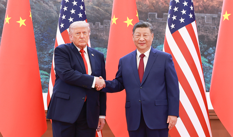 Xi Jinping held talks with Donald Trump in Beijing