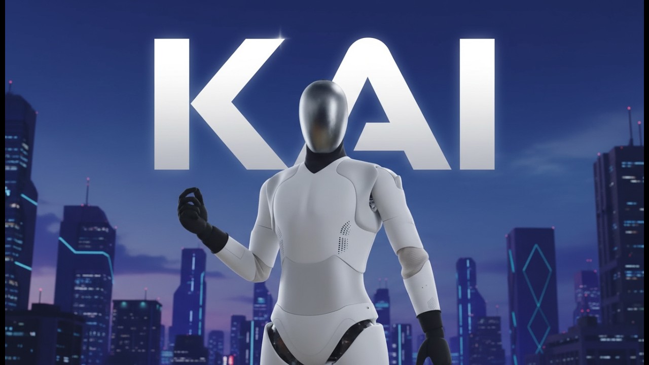 The humanoid robot KAI was unveiled in China.