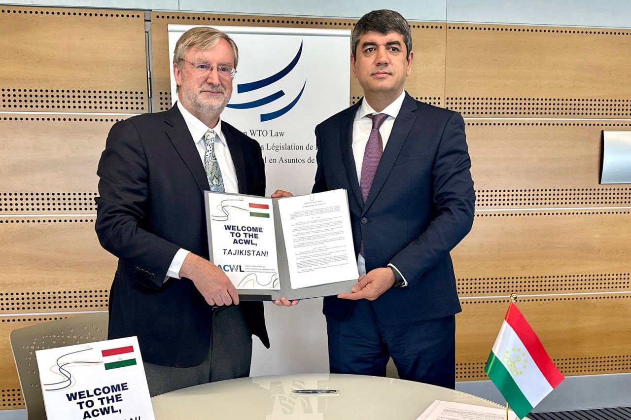 Tajikistan joined the WTO Advisory Centre on Law
