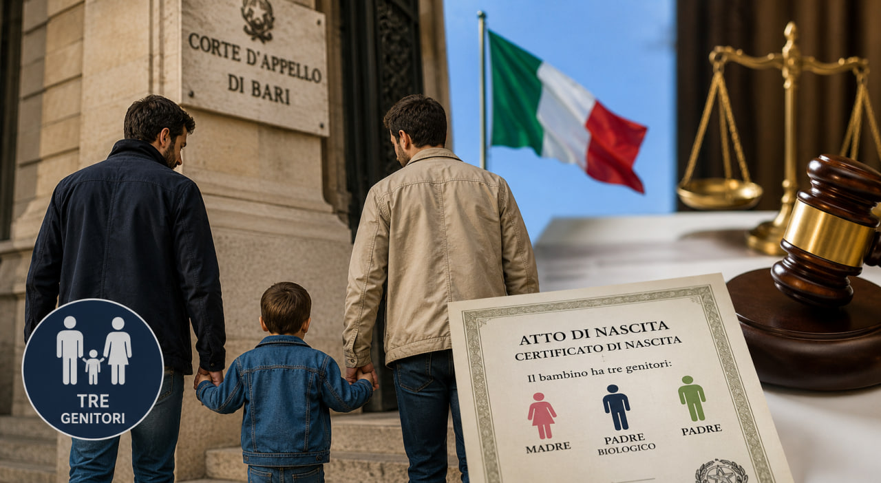 An Italian court has officially recognized the legality of a child having three parents for the first time. - Tajikistan News in English