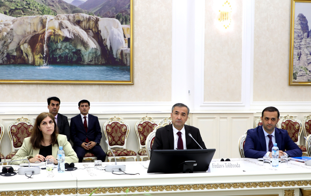 The National Bank of Tajikistan discussed investments with international companies.