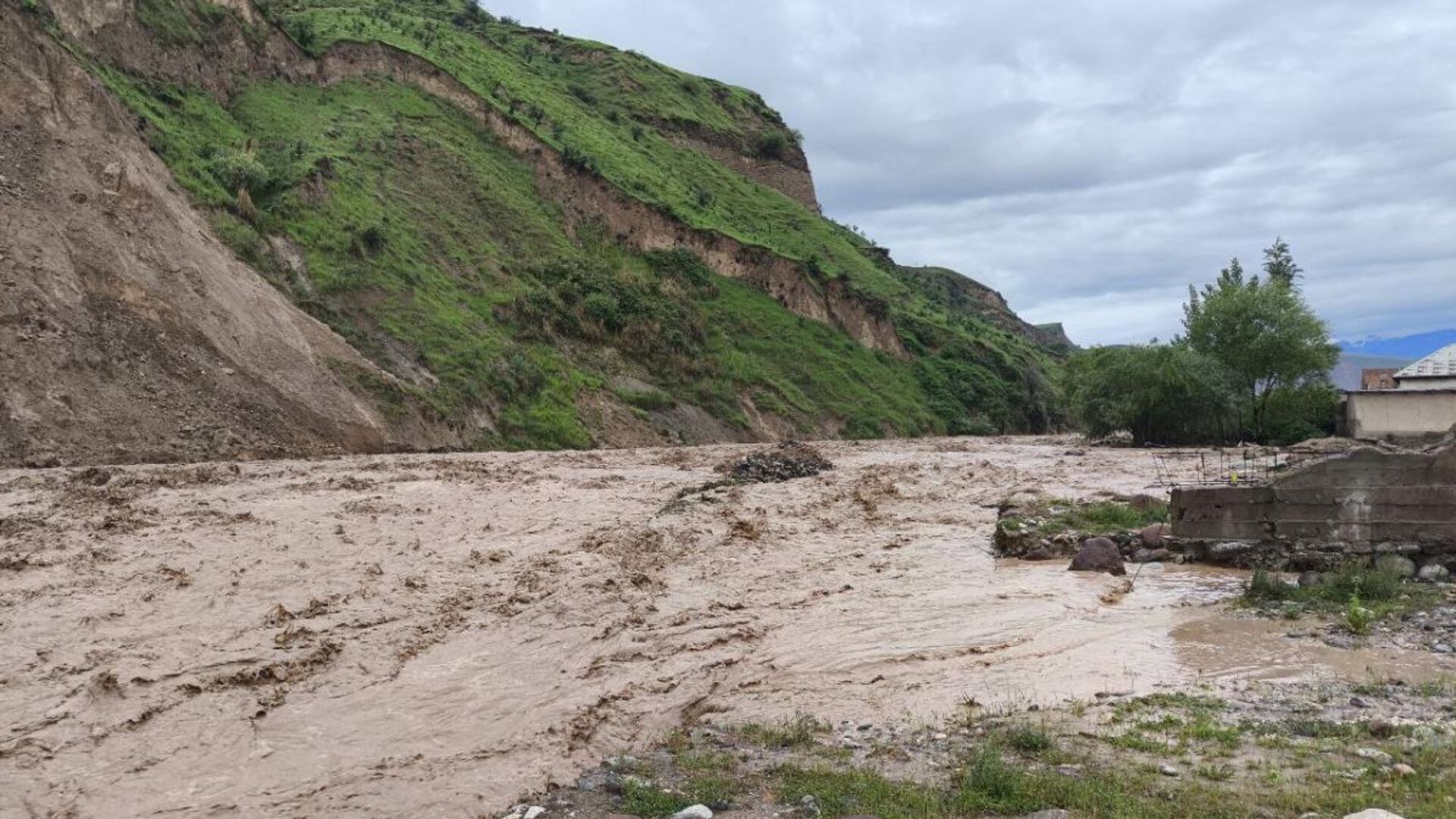 Tajikistan's Hydrometeorological Service warned of mudflow danger and rising water levels on June 6–8.