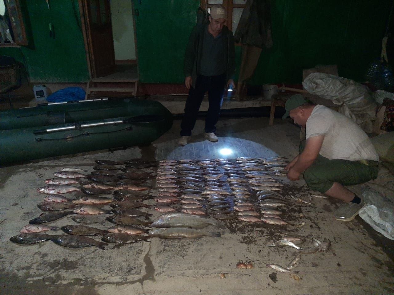 During the fishing ban in the Sughd region, 132 illegally caught fish were seized.