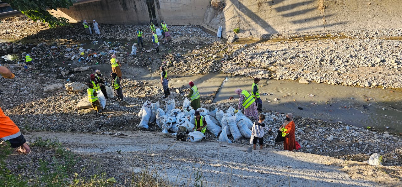 During the "Clean Shore" campaign in Kulyab, more than 6 cubic meters of waste were collected.