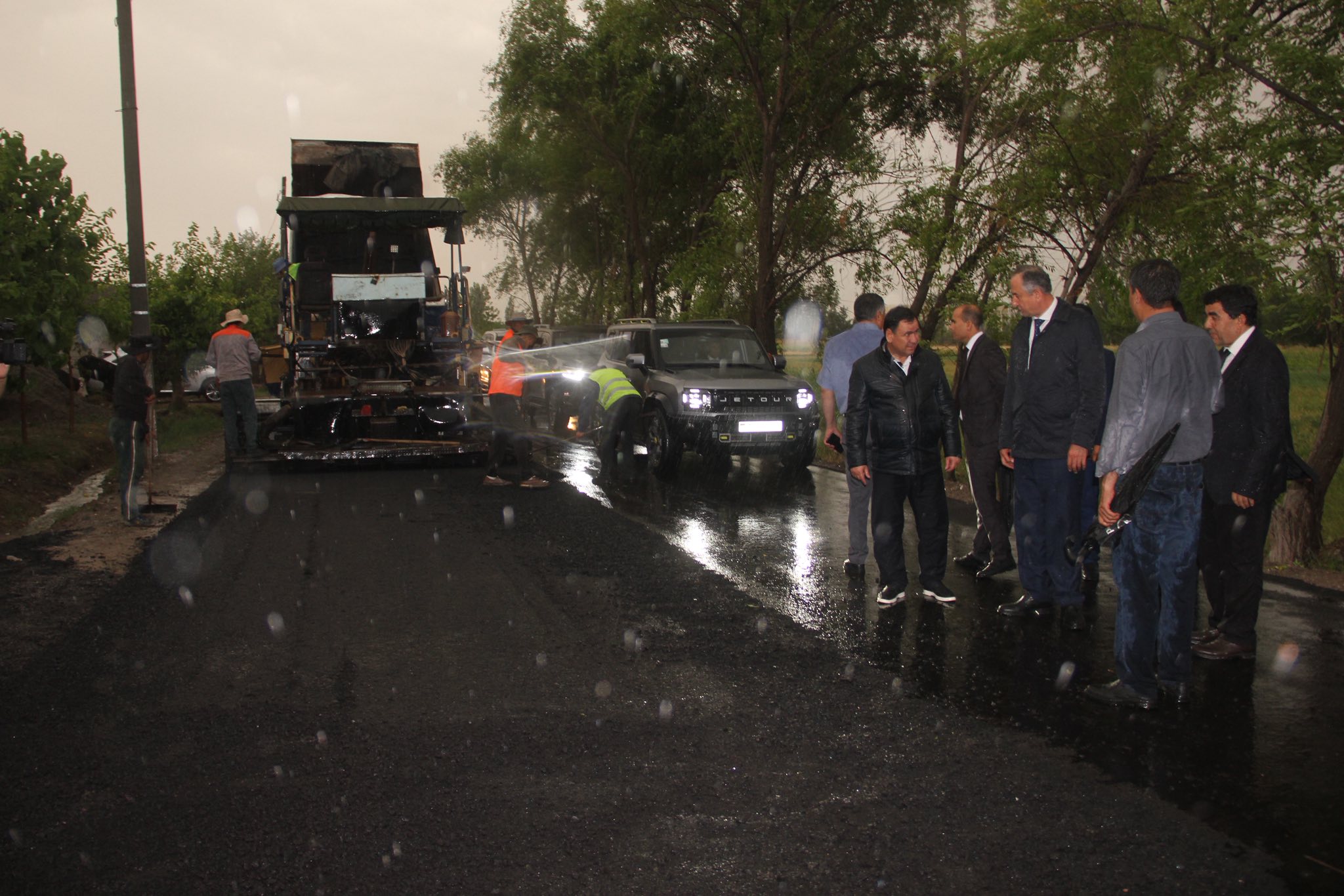 Davlatali Said inspected the restoration work in the affected areas of Kulyab