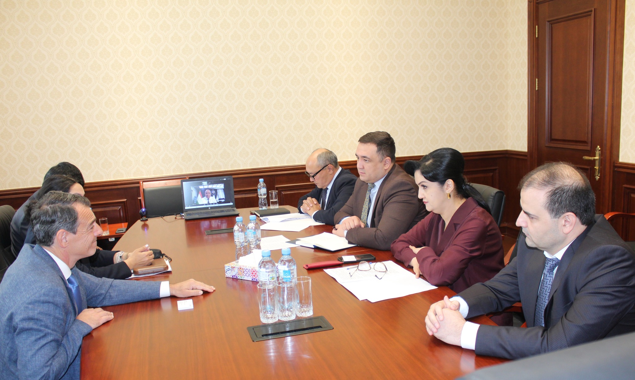 The Ministry of Economic Development of Tajikistan discussed projects with the German development bank KfW.