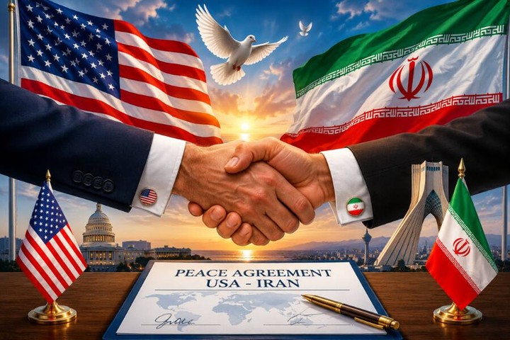 The US and Iran signed a preliminary peace agreement.