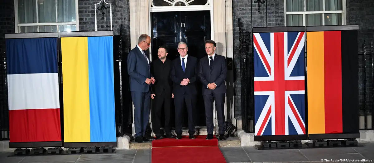 European leaders and Zelenskyy outlined the terms of peace in Ukraine.