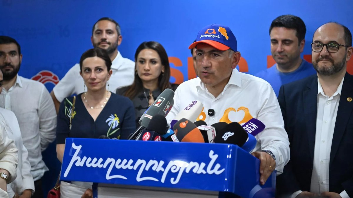 Pashinyan's party won the Armenian elections.
