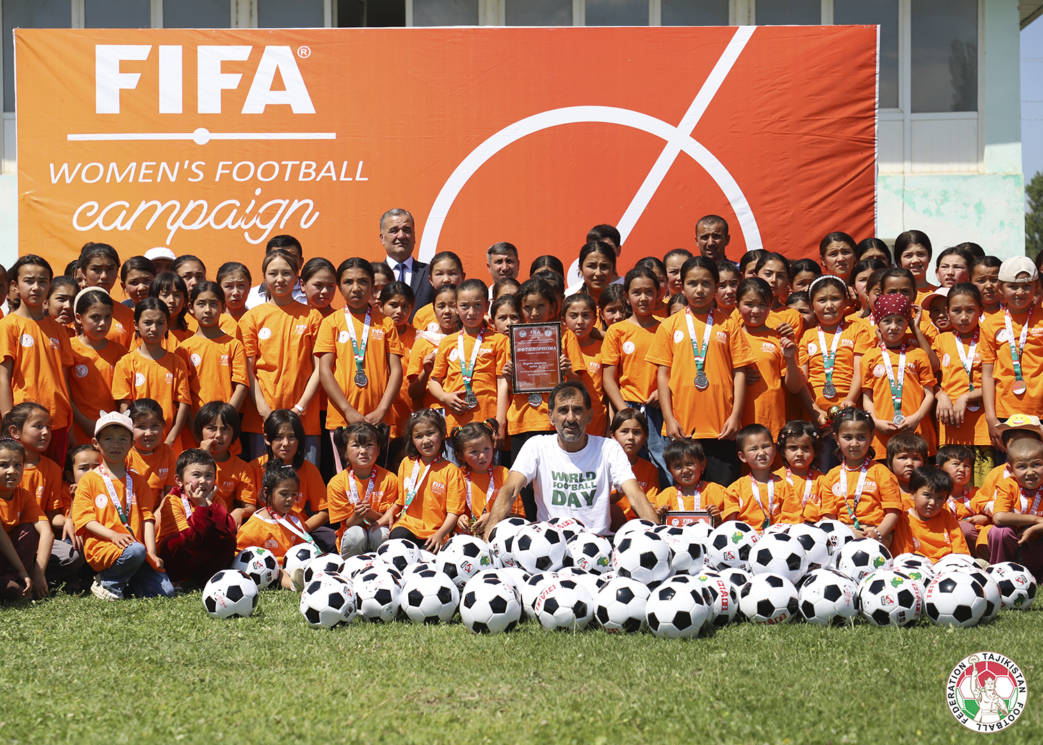 A football festival and blitz tournament were held in Shakhristan as part of the FIFA Women's Football Campaign.