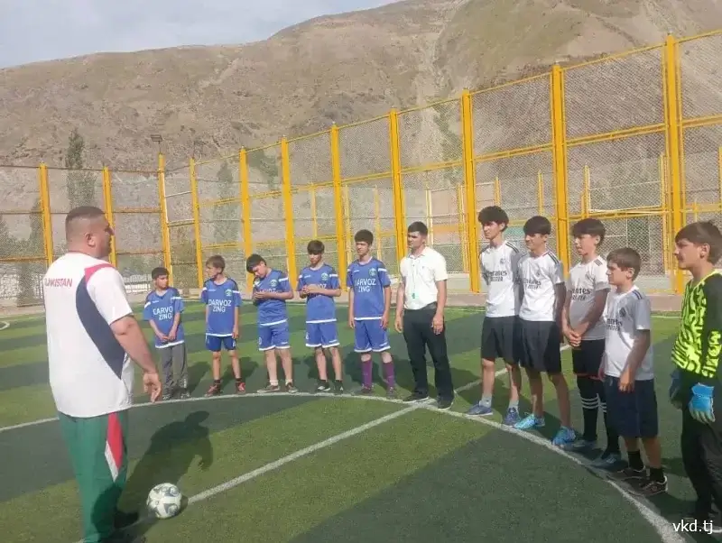 A mini-football tournament for young people was held in Darvaza.